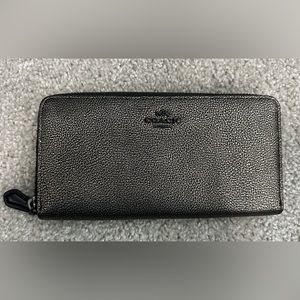 Coach gunmetal wallet